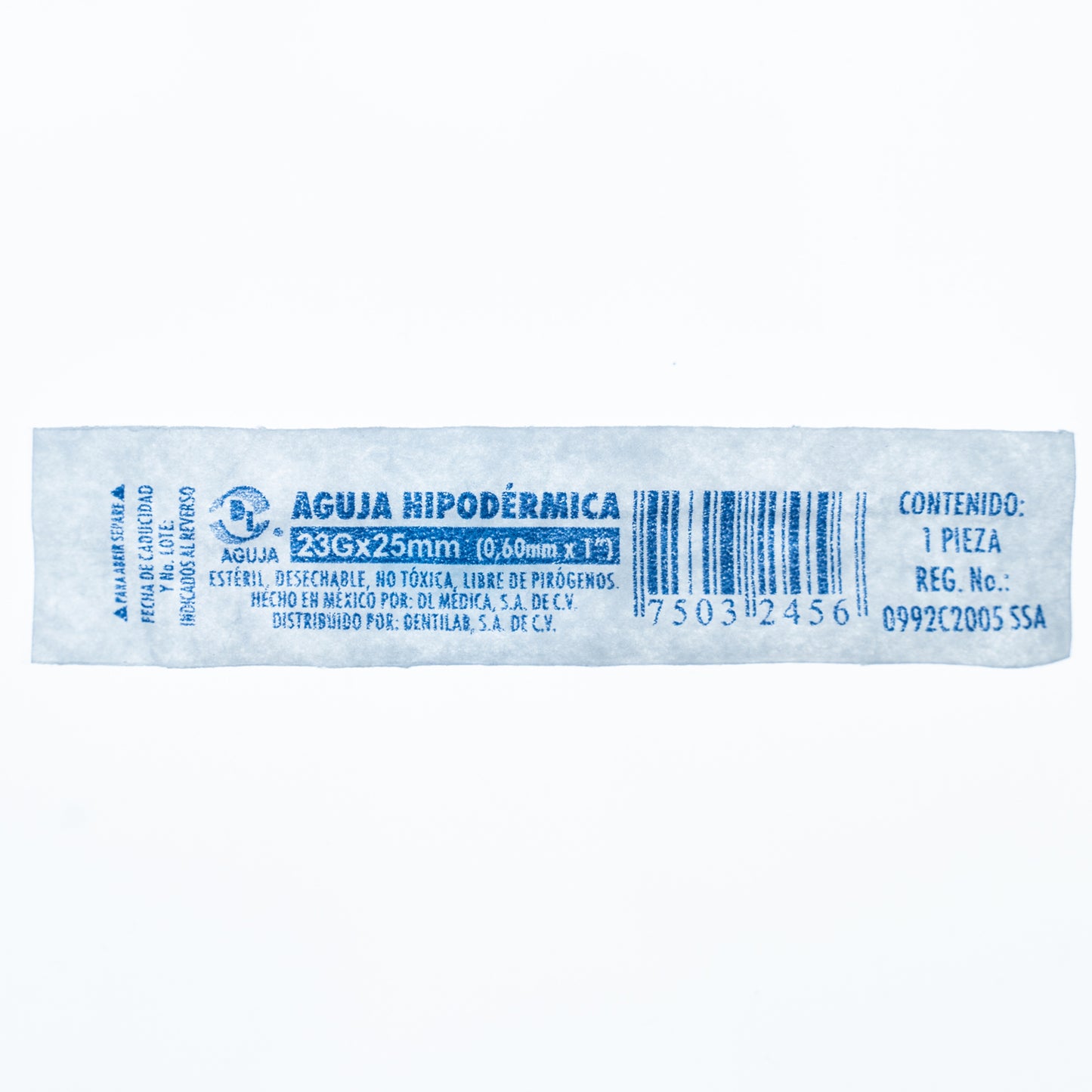 AGUJA HIPODÉRMICA DL 23GX25MM C/100