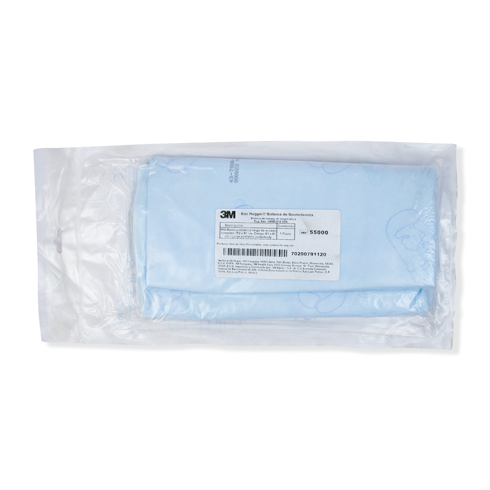 MANTA BAJO BAIR HUGGER PARA PACIENTE PEDIATRICO GRANDE 152x81cm C/10
