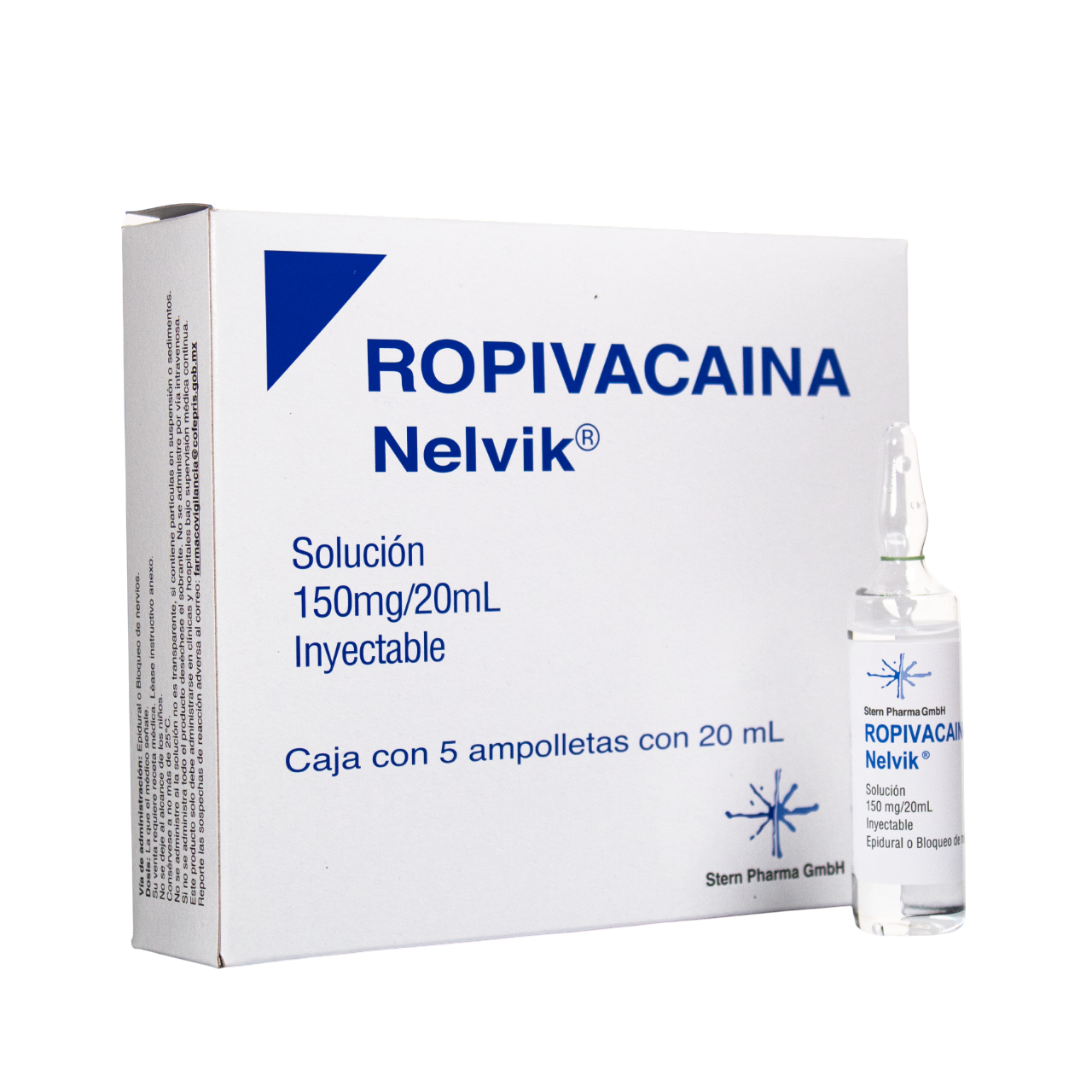 ROPIVACAINA SOL INY 150MG/20ML KUNTS C/5