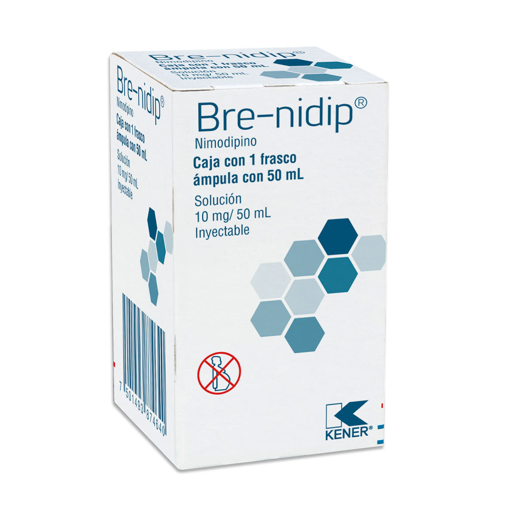 NIMODIPINO BRE-NIDIP 10MG SOL INY 50ML 1 AMP LGEN
