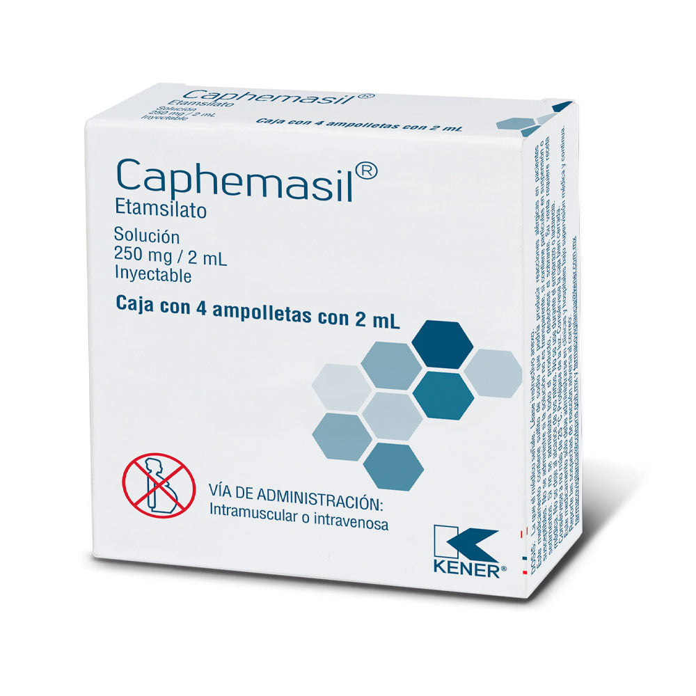 ETAMSILATO CAPHEMASIL 250MG 4AMP/2ML LGEN