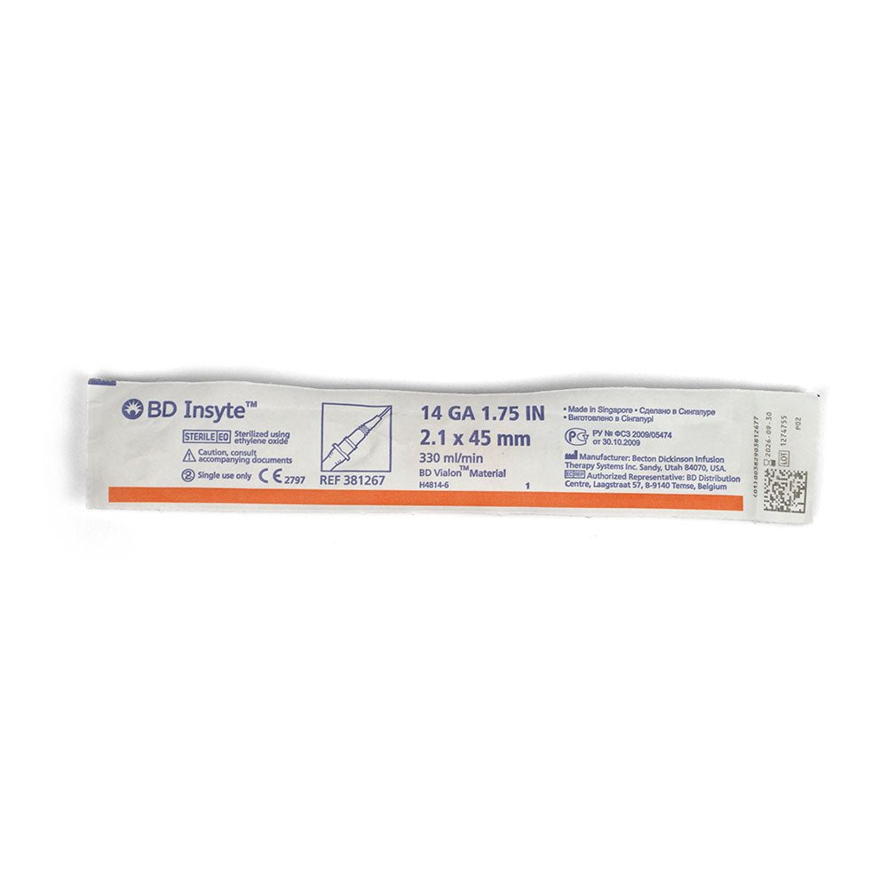 CATÉTER INTRAVENOSO PERIFÉRICO 14G
