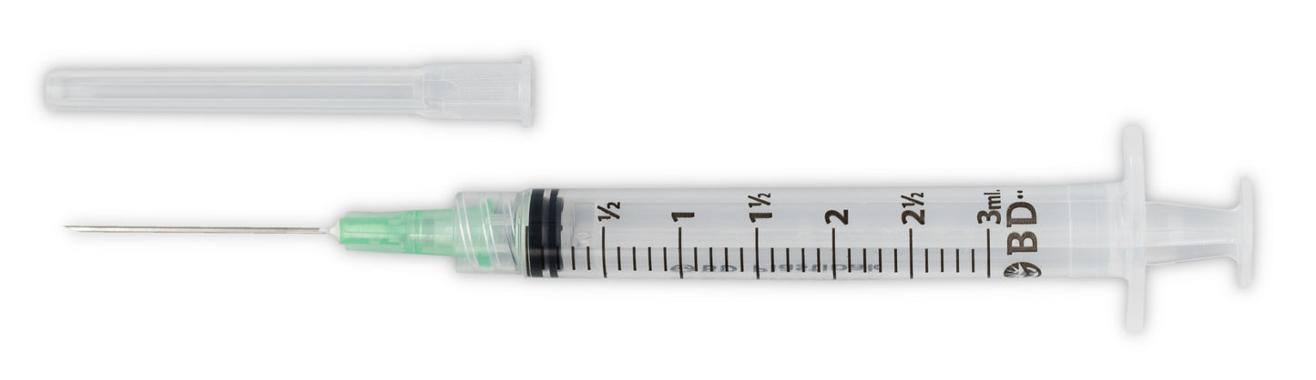 JERINGA 3ML C/AGUJA 21G X 32MM BD C/10