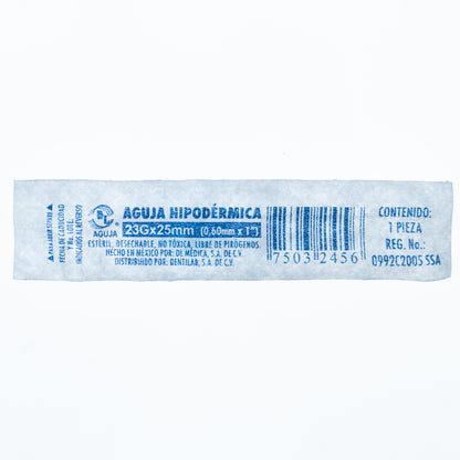 AGUJA HIPODÉRMICA DL 23GX25MM C/100