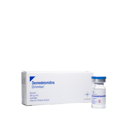 DEXMEDETOMIDINA 200MCG SOL INY C/5 DRIMITEC