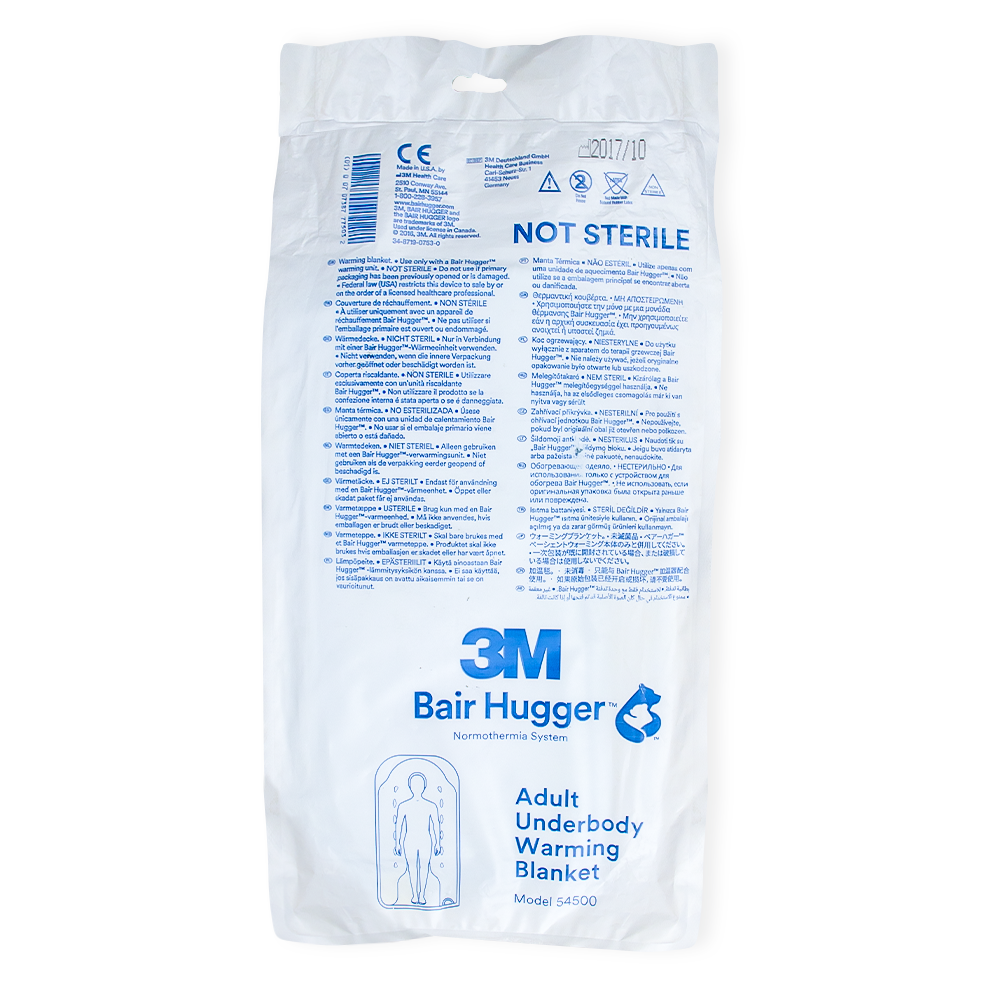 MANTA BAJO BAIR HUGGER PARA PACIENTE ADULTO 188x91cm C/10
