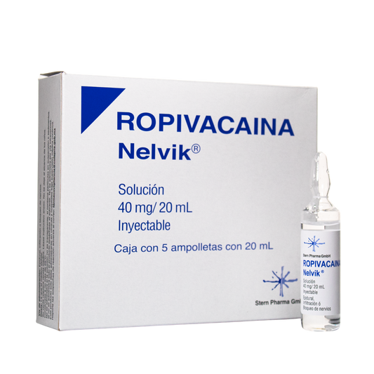 ROPIVACAINA SOL INY 40MG/20ML KUNTS C/5