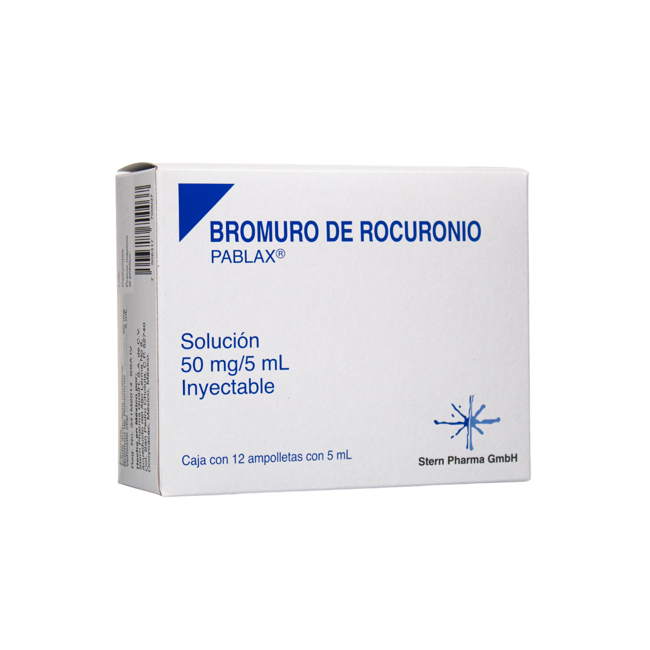 ROCURONIO SOL INY 50MG/5ML C/12          
