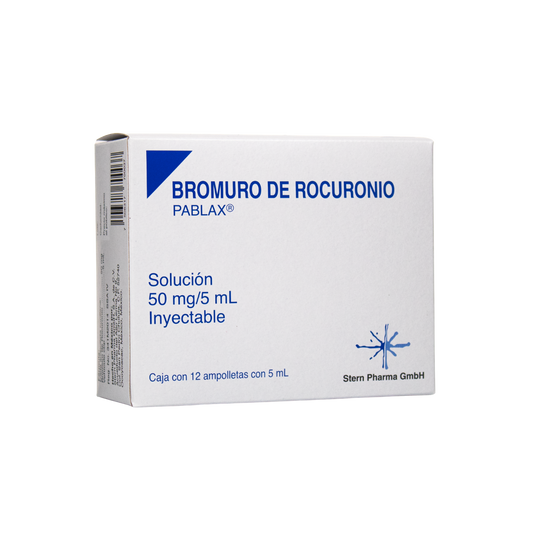 ROCURONIO SOL INY 50MG/5ML C/12          