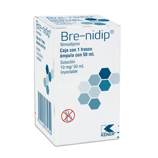 NIMODIPINO BRE-NIDIP 10MG SOL INY 50ML 1 AMP LGEN