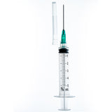 JERINGA DE PLÁSTICO ESTÉRIL/DESECHABLE PIVOTE LUER LOCK C/AGUJA 21GX32MM 5ML C/100