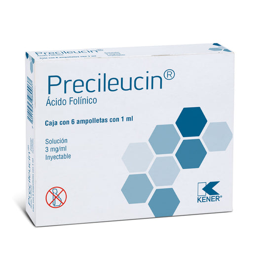 A.FOLÍNICO PRECILEUCIN 3MG 6AMP 1ML LGEN