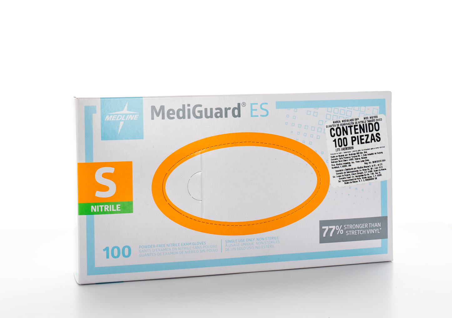 GUANTES DE EXAMINACIÓN DE NITRILO C/100