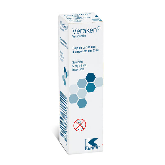 VARAPAMILO VERAKEN 5MG SOL INY 1AMP 2ML LGEN